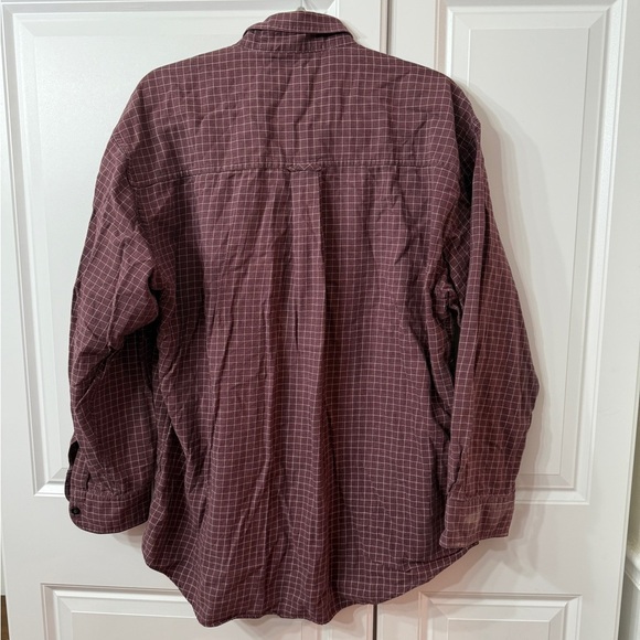 Vintage Chaps Ralph Lauren Plaid Button Up Long Sleeve Shirt Size Large 90s Y2K - Picture 4 of 6